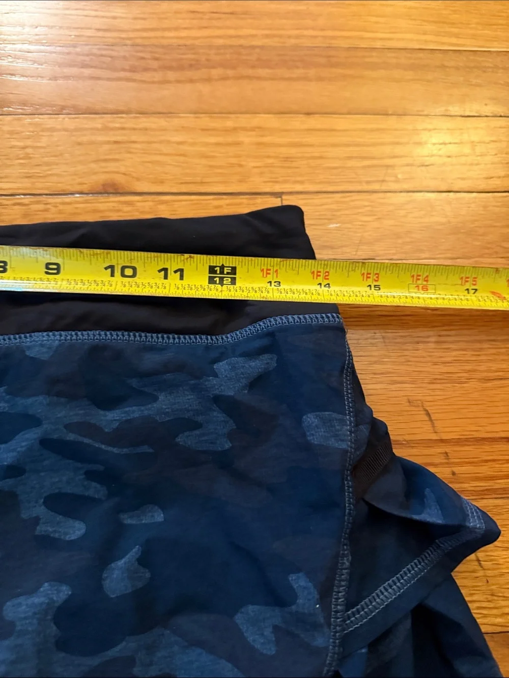 lululemon athletica Dark Navy Camo Ruffle Mini Skirt